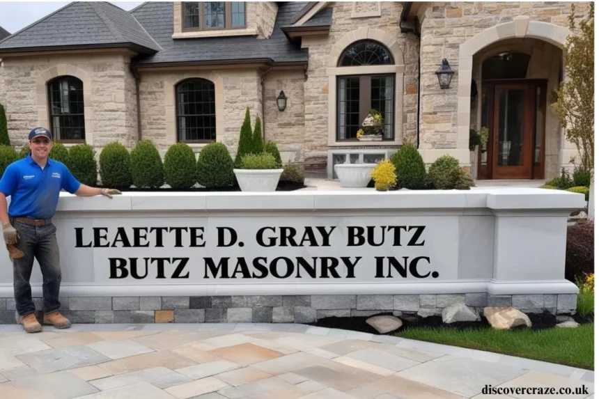 Leaette D. Gray Butz Masonry Inc : Creating Lasting Impressions